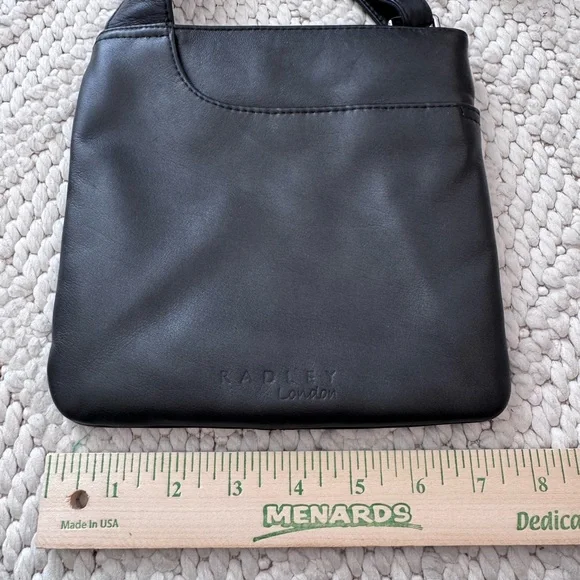Radley London Small Black Leather Crossbody Bag - Picture 2 of 8